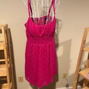 NWT B. Smart Pink Lace Lined Dress 14